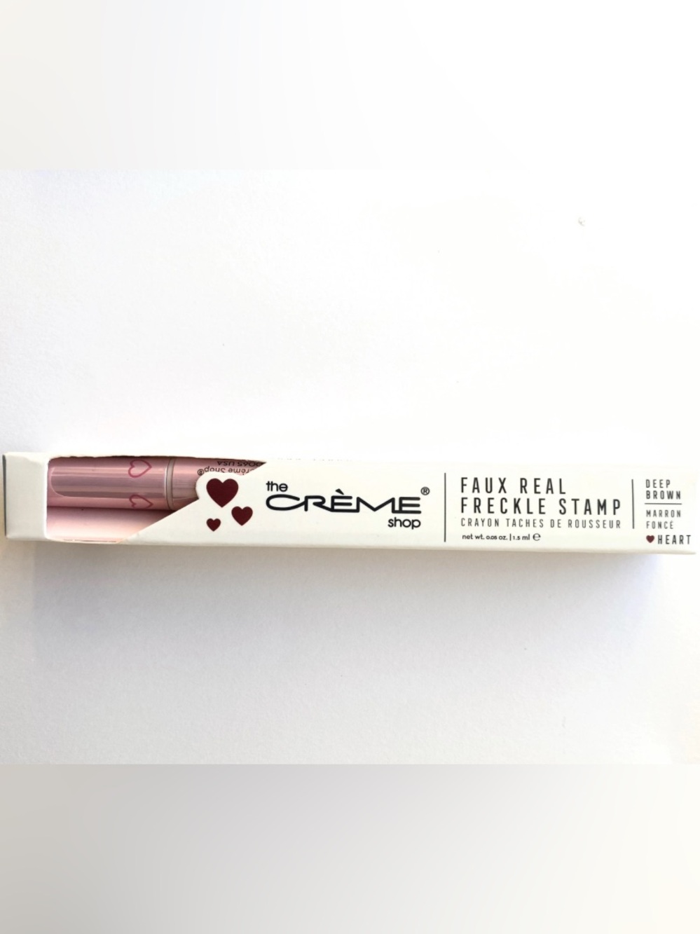 The Creme Shop dual sided Faux Freckle Stamp in Deep Brown
